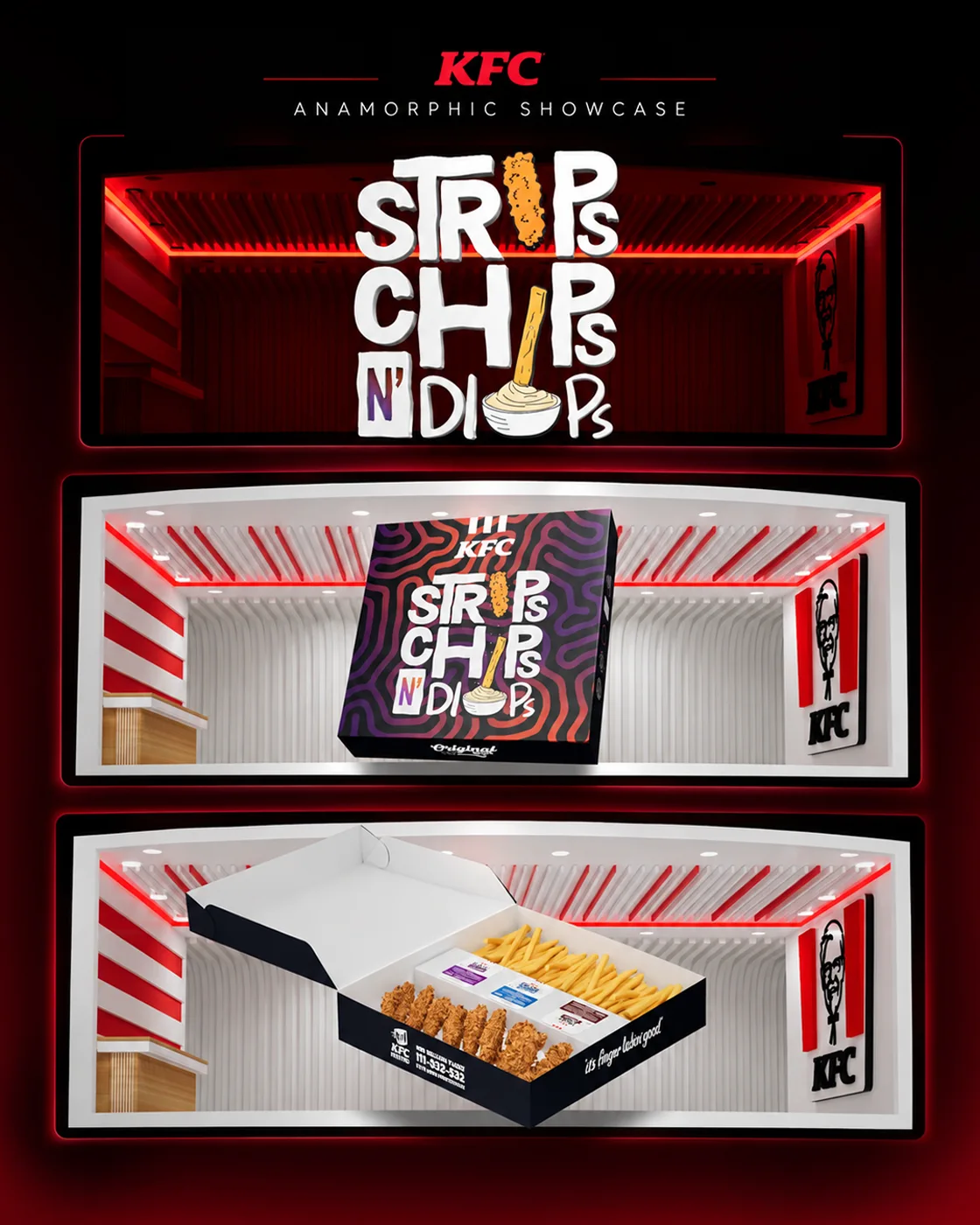 KFC — Anamorphic Visuals